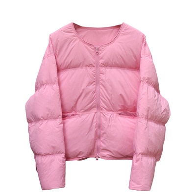 短款百搭学生面包服厚羽绒服外套