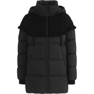 BORAAKSU2026冬季新品暖感百搭立领黑色A字短款羽绒服B1FHW98100