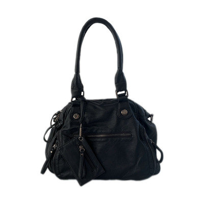 BINGBONG|复古大容量软皮机车包