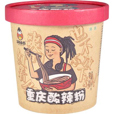 满桶香重庆酸辣粉红薯粉饱满花生