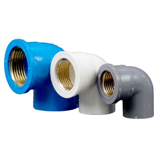 PVC铜内丝弯头入铜弯头铜内牙90度弯头4分6分1寸 UPVC给水管配件