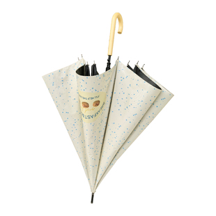 黄油贝果长柄雨伞女生高颜值晴雨两用防晒多巴胺风便携自动太阳伞