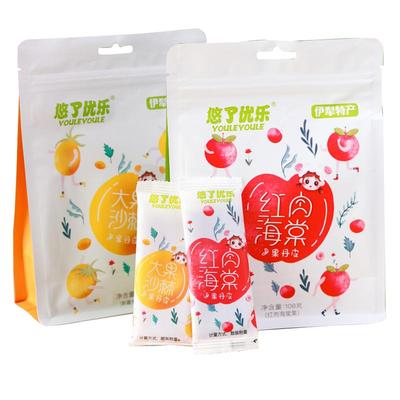 新疆特产甜品伊犁老式果丹皮独立小包装山楂酸零食海棠沙棘果丹皮