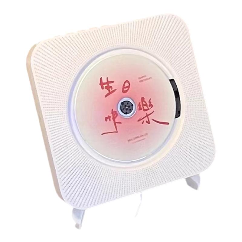 cd机壁挂光盘播放器蓝牙便携式听专辑复古碟片ins生日礼物黑胶