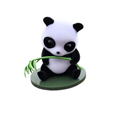 乐乐可爱手办桌面车载摆件礼物Panda Roll熊猫也是猫系列熊猫盲盒