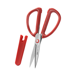 得力剪刀家用厨房专用裁缝剪子安全不锈钢办公工业修枝剪大小号剪线头多功能锋利办公剪刀特大号手工剪线头纸