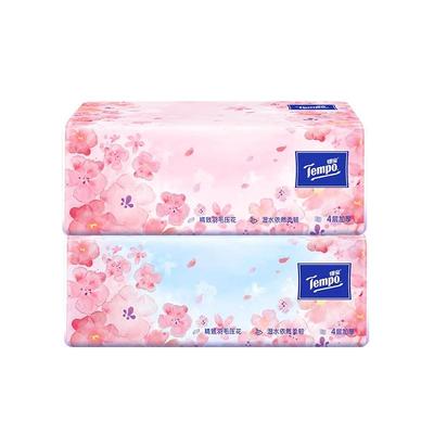 Tempo得宝可湿水面纸樱花香箱装