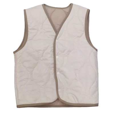 兄华儿童100%绵羊毛马甲防风背心男宝女宝学生保暖内胆上衣60321