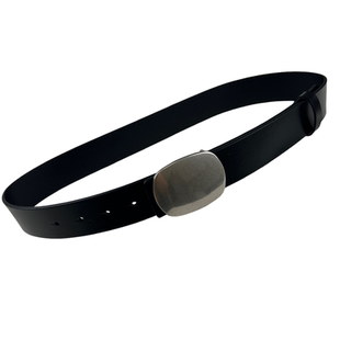 高级感皮带女款真皮束腰装饰牛仔裤大衣银扣腰带配饰2025新款百搭