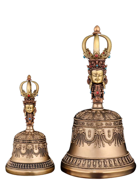 五股金刚铃杵纯铜金刚杵摆件好