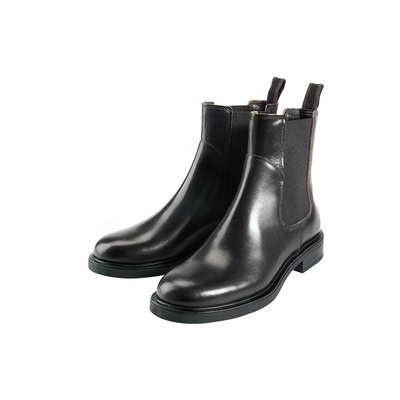 VagabondFREYA圆头低跟切尔西靴