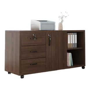 迈亚家具办公桌边柜侧柜办公室柜子打印机置物架抽屉柜矮柜储物柜