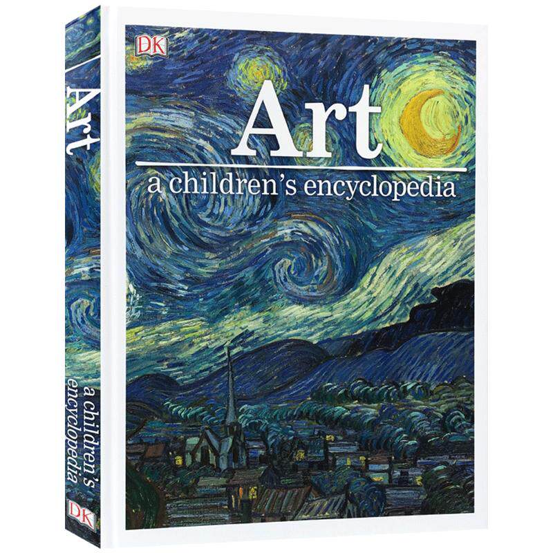 DK儿童艺术百科全书英文原版大开本英语启蒙图书Art A Children’s Encyclopedia进口艺术绘画科普百科书精装雕塑摄影舞蹈画册