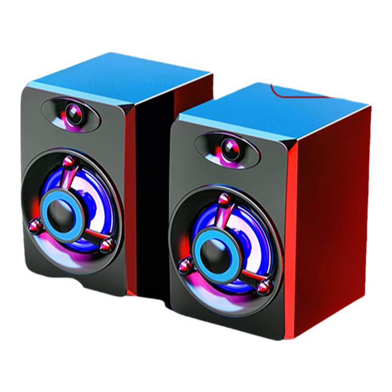 七彩灯光迷你小音箱手机家用2.0