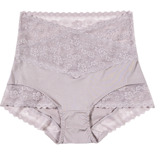 高腰蕾丝内裤女纯棉裆女士收腹提臀性感2025新款夏季薄款三角短裤
