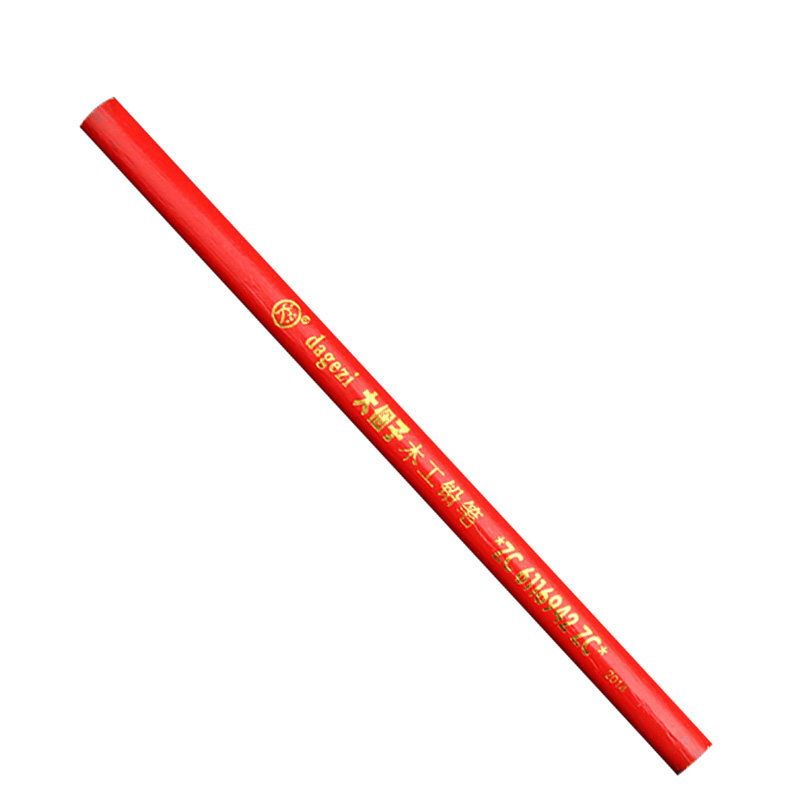 大个子木工铅笔扁芯椭圆芯划线铅笔木工专用粗芯黑色铅笔包邮