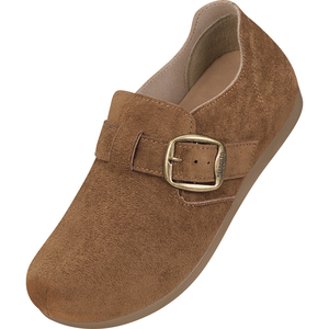 勃肯鞋女2026新款春秋包头懒人防滑软底一脚蹬舒适百搭休闲妈妈鞋