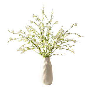 雪柳仿真花客厅电视柜样板间房假花摆件干花花束家居装饰花艺摆设