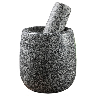 捣蒜器石臼蒜臼子捣药罐研磨器压蒜器石头蒜泥蒜蓉天然家用压蒜器