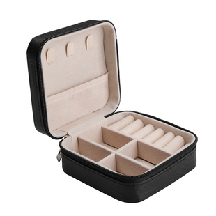 馨帮帮杂货铺原创 便携分格项链戒指饰品盒卡通可爱首饰收纳盒女