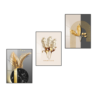 现代轻奢复式楼梯墙面装饰画简约踏步侧面挂画别墅高端过道壁画