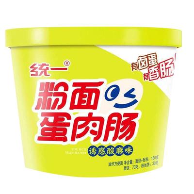 统一粉面肉肠粉面菜蛋速食