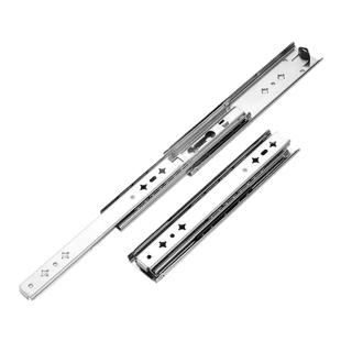 53宽重型滑轨承重导轨工业级滑道抽屉轨道侧装阻尼缓冲楼梯柜托底