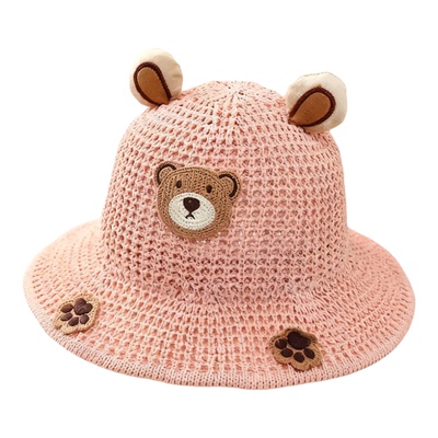 儿童遮阳帽大檐夏天防晒太阳帽