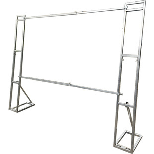 伸缩大桁架背景拱门型2.3米高KT板支撑立架广告海报喷绘固定支架