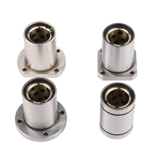 外钢内铜石墨铜套圆法兰直线轴承MFMS/LMF10 16 20 25 30 35 40UU