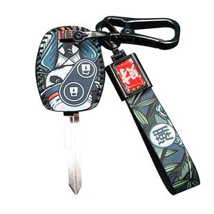 适用本田直板钥匙套10款CRV思域锋范飞度七八代雅阁奥赛德扣壳包