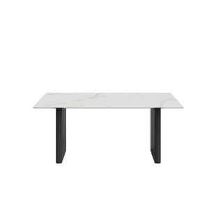 舒梵告别款6折现货克勒斯岩板餐桌/法式轻奢家用饭桌简约防划耐用