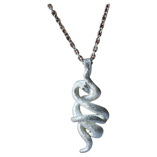 原创手工《灵蛇》纯银999吊坠男女 精致小众设计感蛇项链