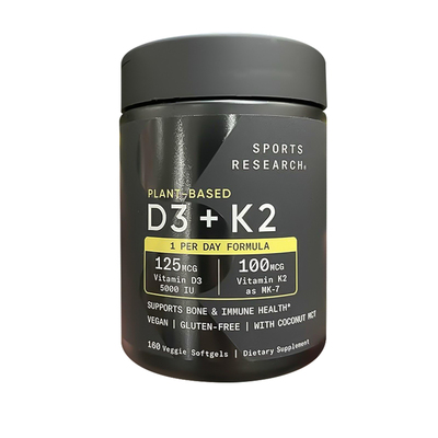 美国SportsResearch维生素D3+K2