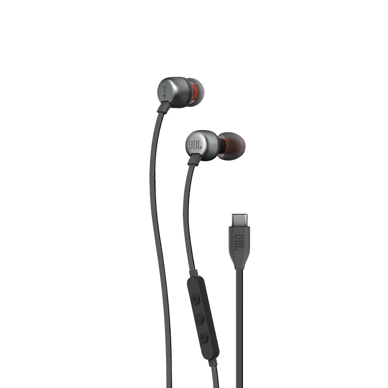 JBL T310C有线耳机入耳式圆孔TYPEC接口高音质适用于苹果华为小米