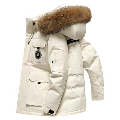 鸭鸭短款男士羽绒服2024