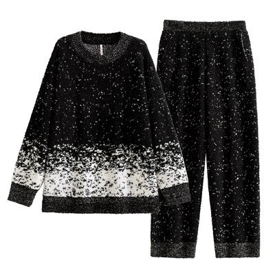 【商场同款】悦内男士半边绒睡衣