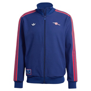 阿迪达斯春新款男阿森纳足球休闲文化运动梭织夹克外套JF0544