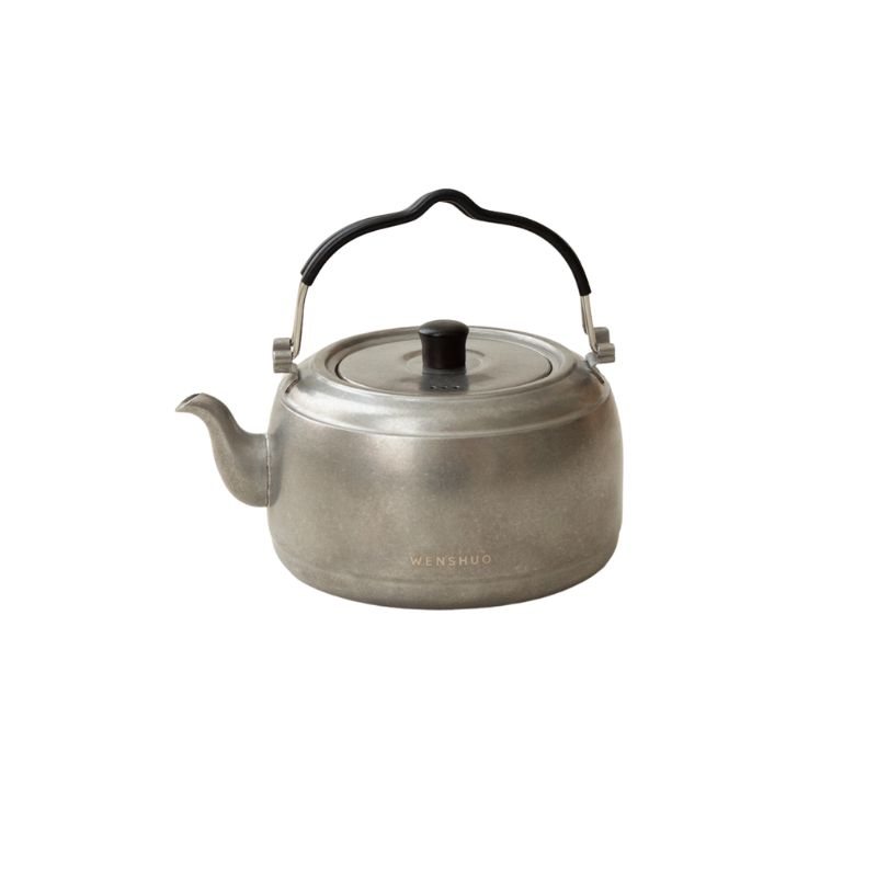 WENSHUO 304不锈钢泡茶壶食品级小茶壶提梁壶家用烧水壶咖啡壶