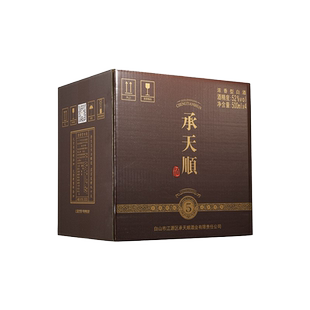 承天顺52度500ml*1瓶装浓香型纯粮食白酒 十年窖藏高端商务礼品装
