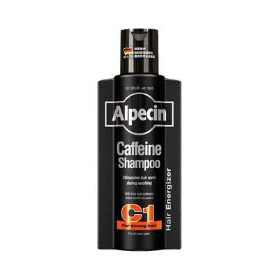 【自营】Alpecin/欧倍青C1黑金版咖啡因强韧洗发水 375ml男士控油