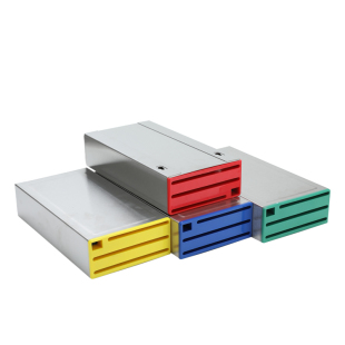 不锈钢日式刀箱商用单排双排西厨刀盒厨房挂壁式插刀箱刀具收纳盒