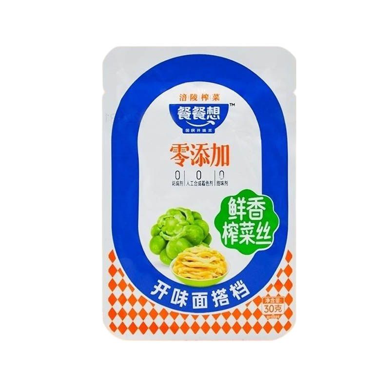 餐餐想零添加鲜香榨菜丝30g*30袋