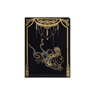 敦煌研究院 嘿兔敦煌黑金A4文件夹 博物馆文创礼物文件夹小学生专用文件夹档案夹文件夹收纳袋资料袋文件袋