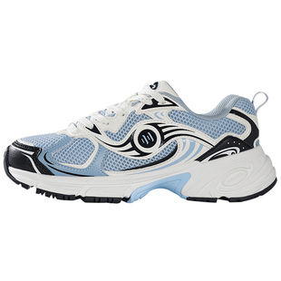 顽刻One cool runner湖水蓝反气旋透气网布运动鞋跑步鞋男女鞋