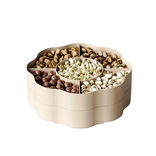 果盘2026新款水果盘家用客厅茶几瓜子防潮密封收纳盒干果盘糖果盒