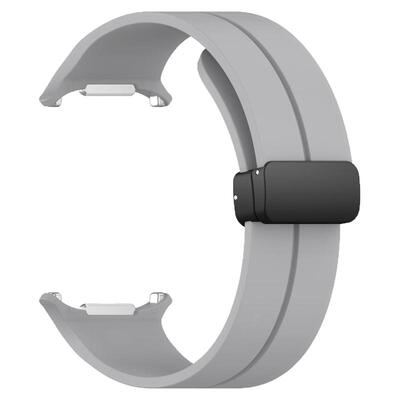 适用三星GalaxyWatch8Classic官款折叠磁吸扣表带8Ultra硅胶腕带