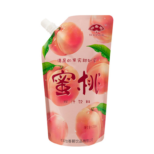 怡香碧蜜桃汁饮料520ml*4果汁含量≥35%黄桃果汁浓缩浓浆饮品整箱