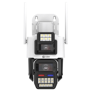 云视安高清4G终身免流量黑光全彩摄像头 室外手机无线网络监控器