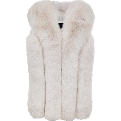 VeroModa毛绒修身皮草